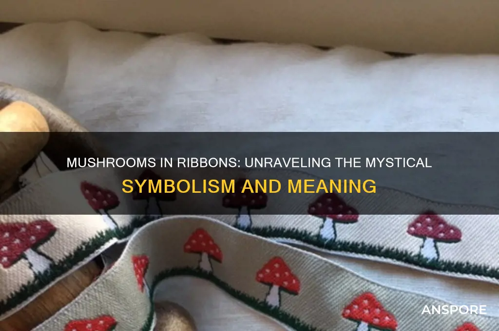 what does it mean to see mushrooms in ribbons