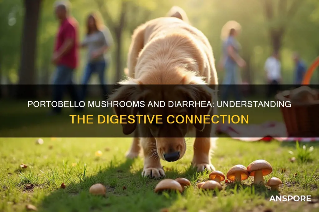 what does it mean when portobello mushrooms give you diarrhea