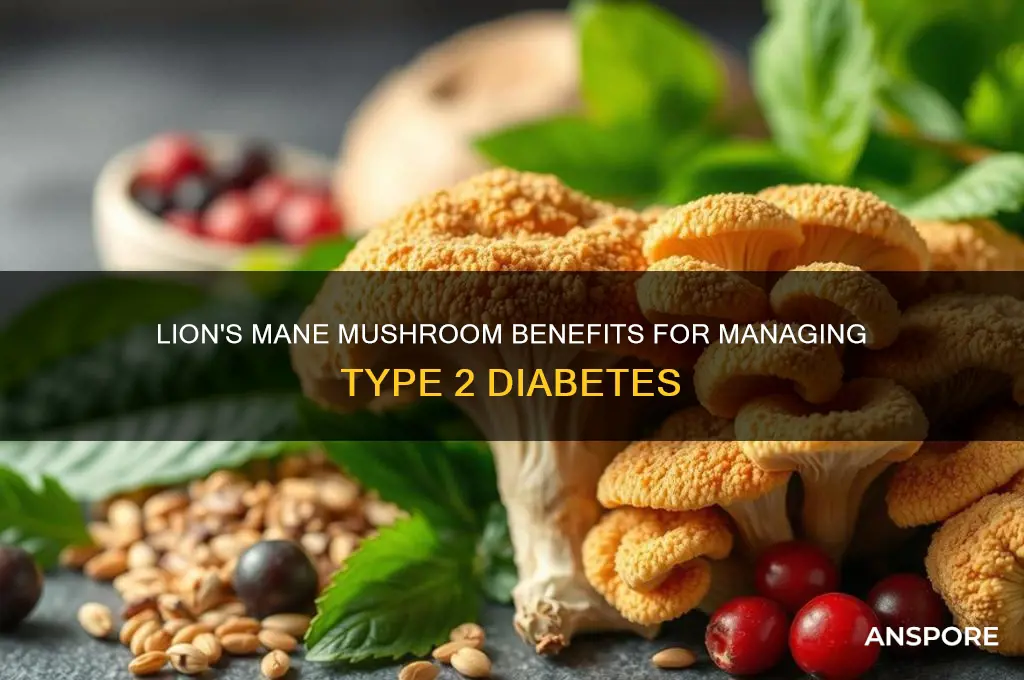what does lions mane mushroom do for type 2 diabetes