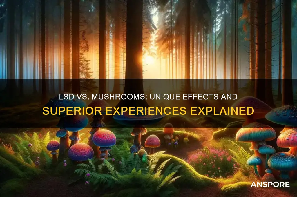 what does lsd do better than mushrooms