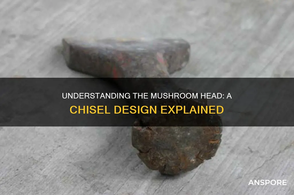 what does mushroom head on a chisel mean