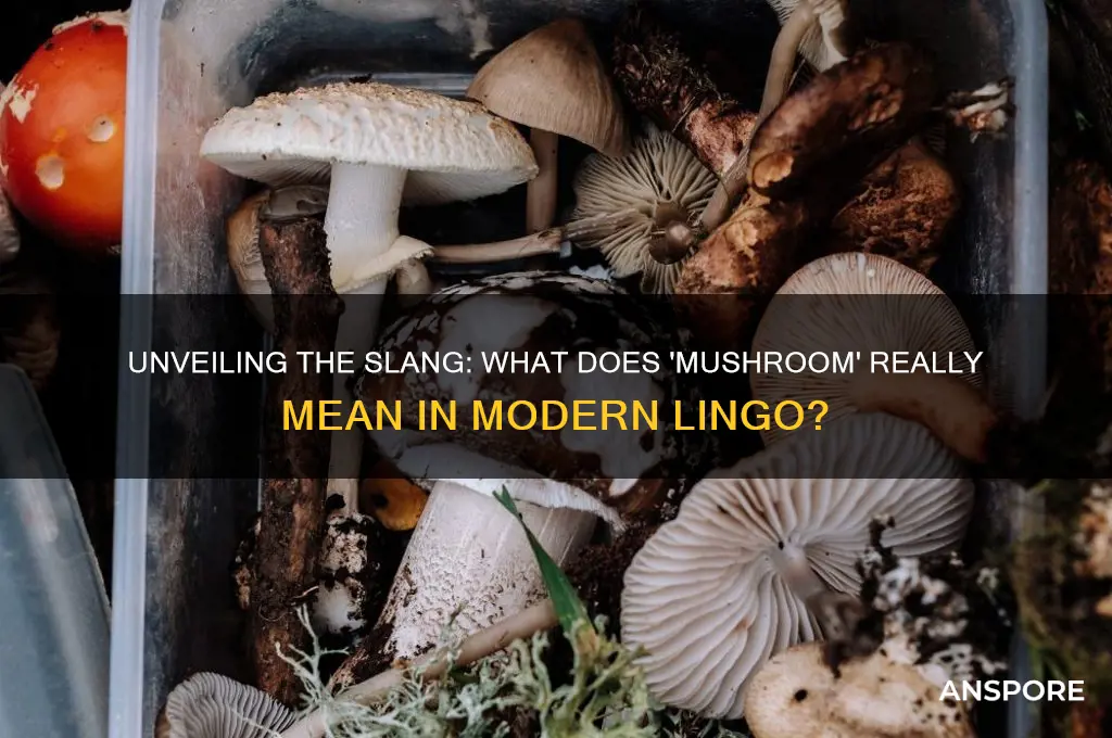 what does mushroom mean in slang
