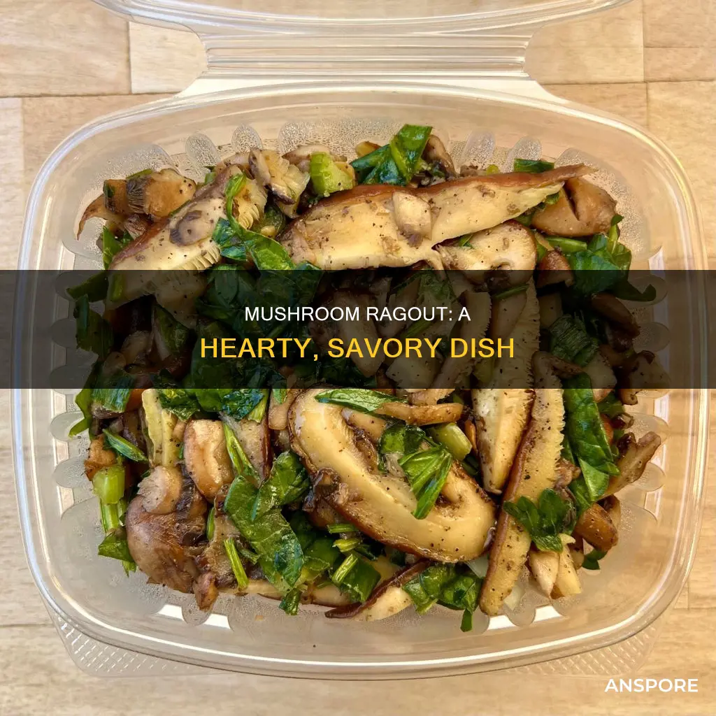 what does mushroom ragout mean