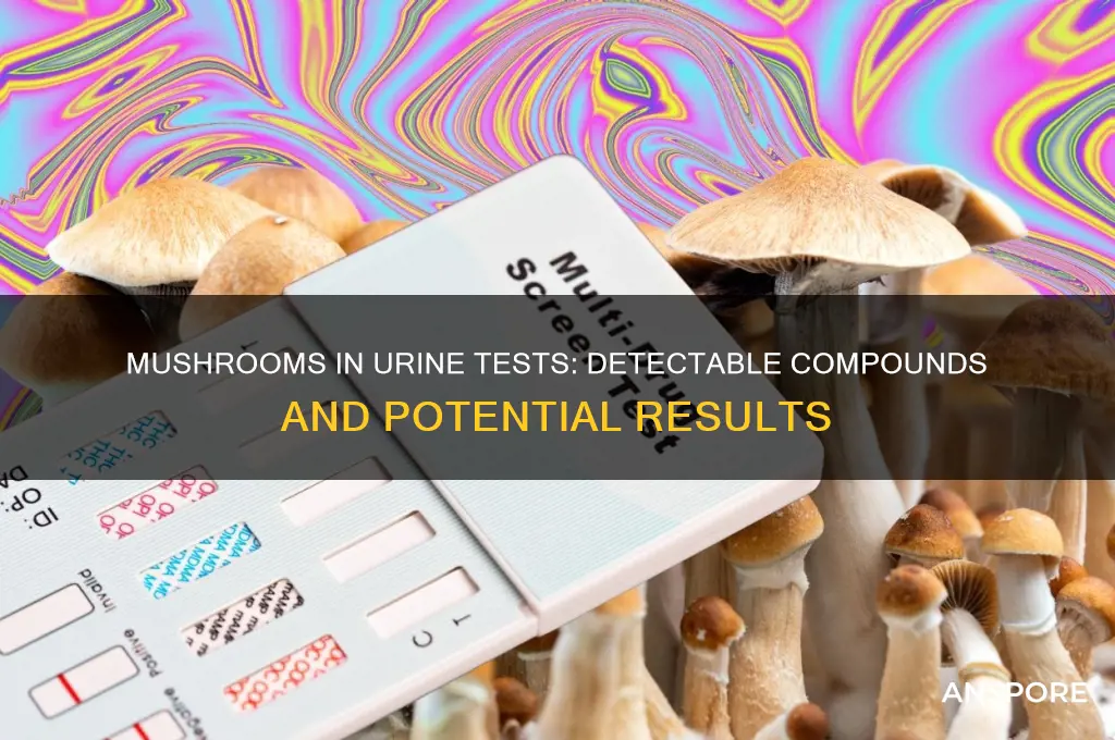 what does mushrooms come up in a urine test as