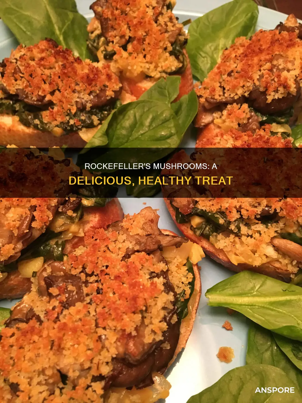 what does rockefeller stuffed mushrooms