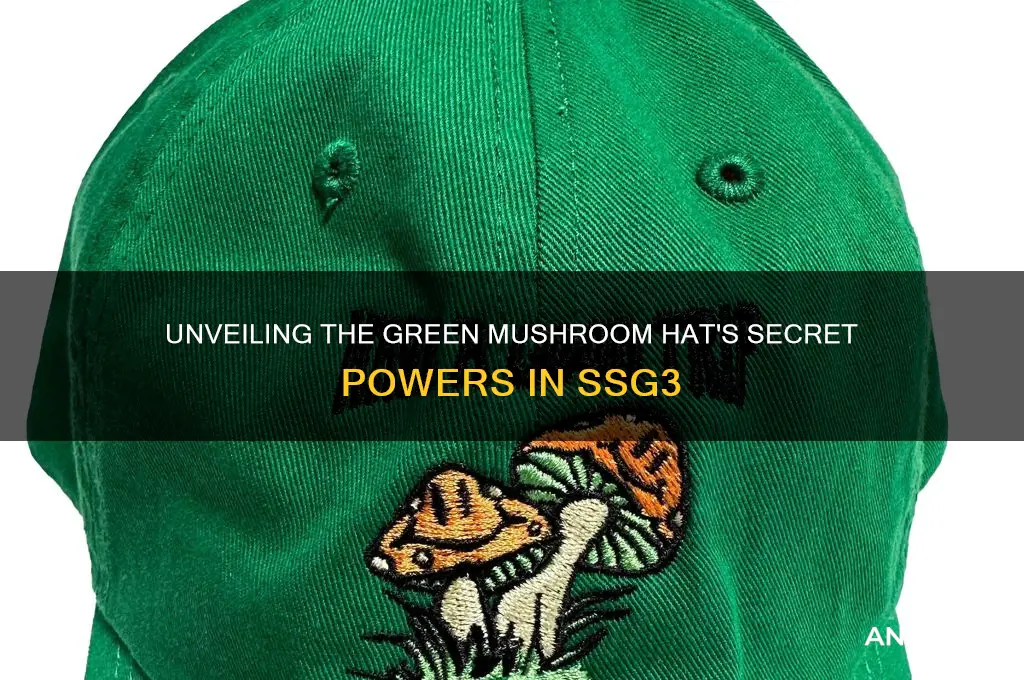 what does the green mushroom hat do in ssg3