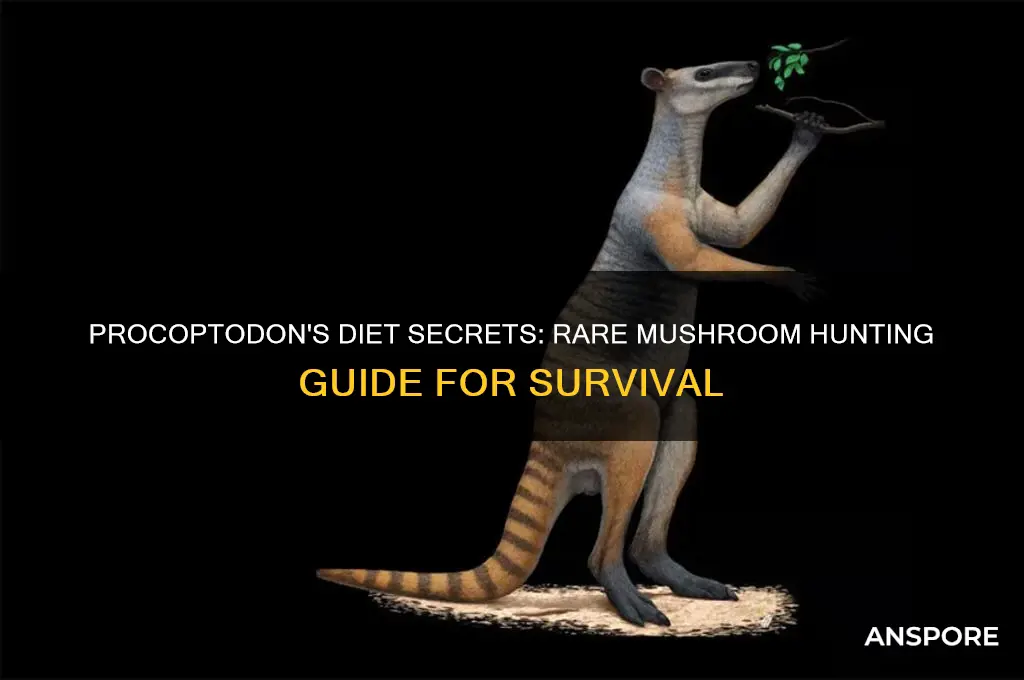 what does the procoptodon eat how to get rare mushrooms