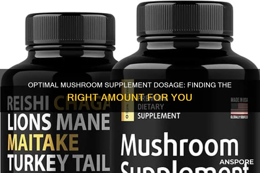 what dosage is best for mushroom supplement