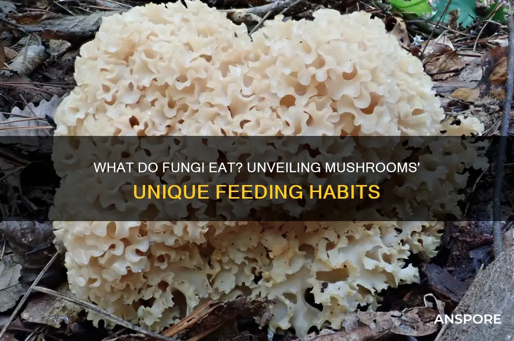 what dose fungi eat like a mushroom