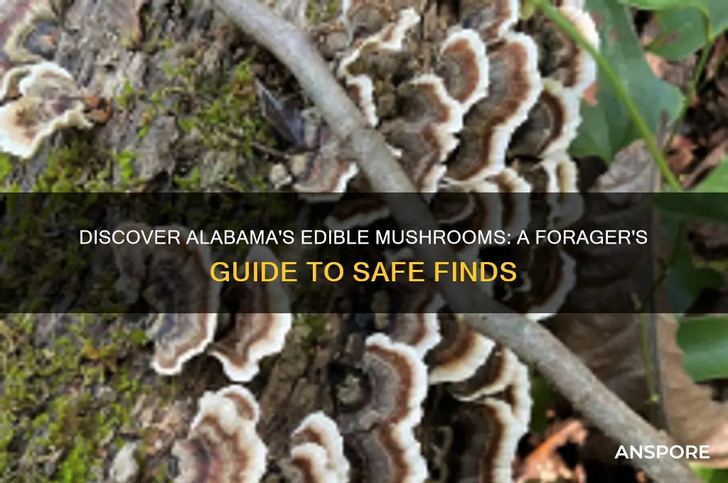 what edible mushrooms grow in alabama
