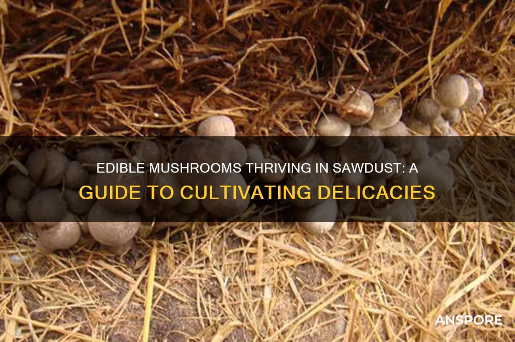 what edible mushrooms will grow in sawdust