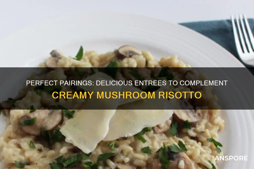 what entree pairs well with mushroom risoto