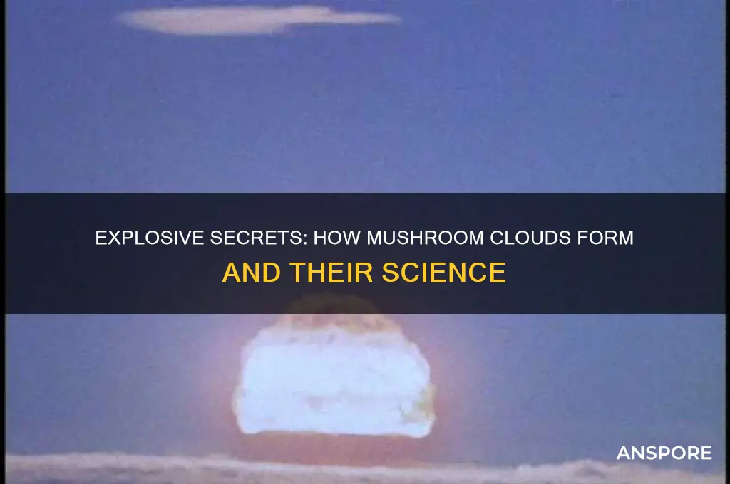 what explosions make mushroom clouds