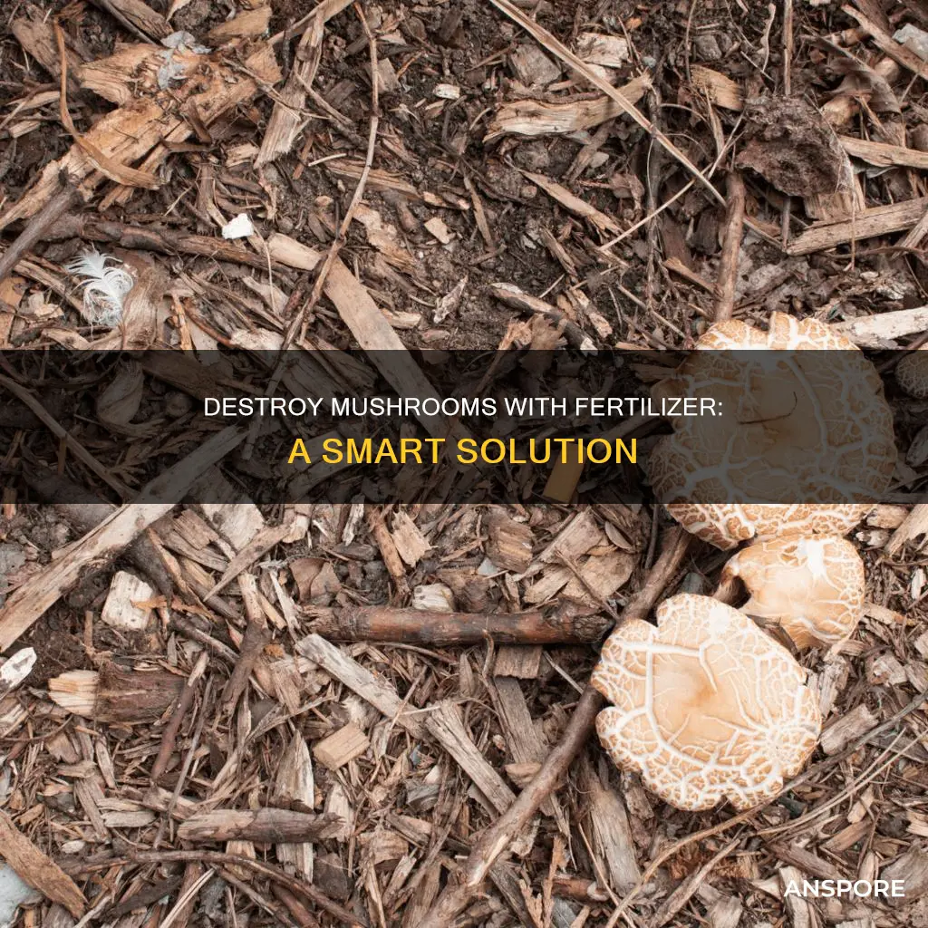 what fertilizer kills mushrooms