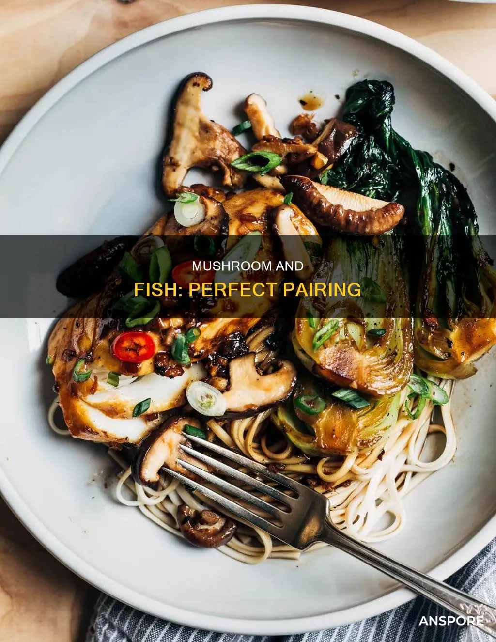 what fish goes with mushrooms