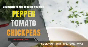 Savory Harmony: Onion, Mushroom, Pepper, Tomato, Chickpea Flavor Pairings