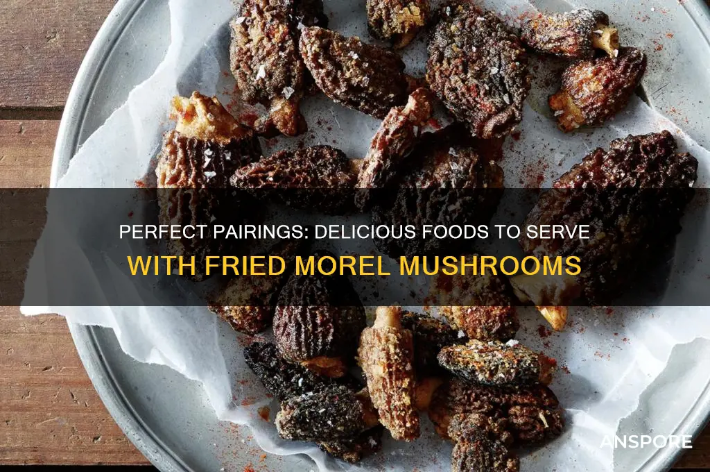 what food goes with fried morel mushrooms