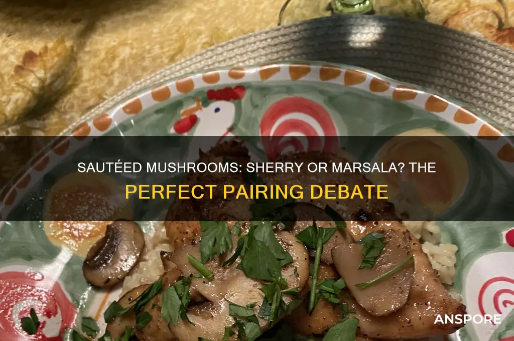 what goes better with sauted mushrooms sherry or mar