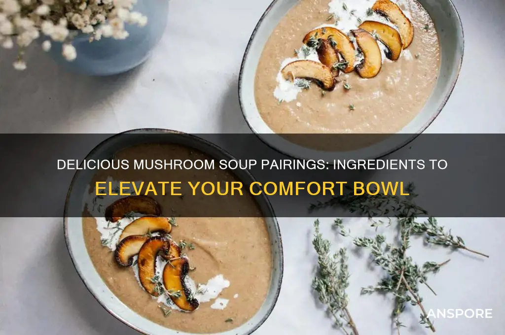 what goes good in mushroom soup