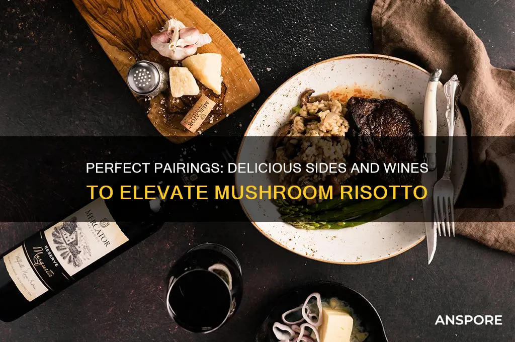 what goes good with mushroom risotto