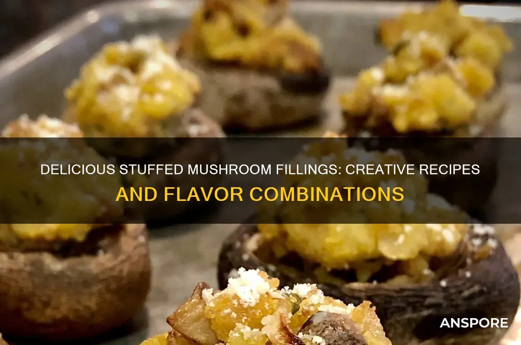 what goes in a stuffed mushroom