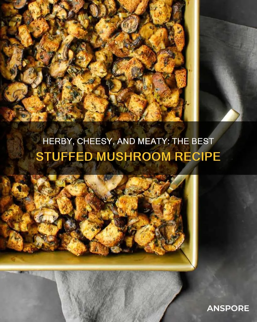 what goes into stuffed mushrooms