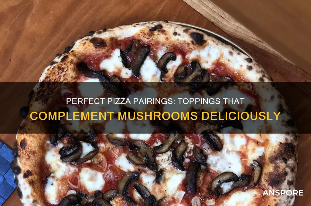 what goes well with mushroom on pizza