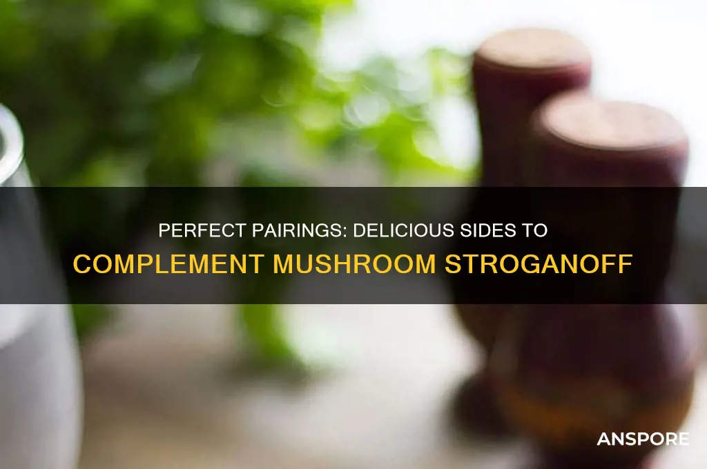 what goes well with mushroom stroganoff