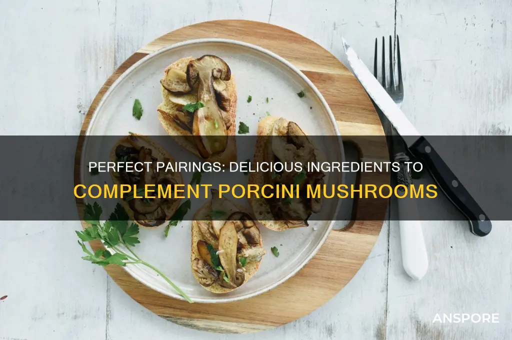 what goes well with porcini mushrooms