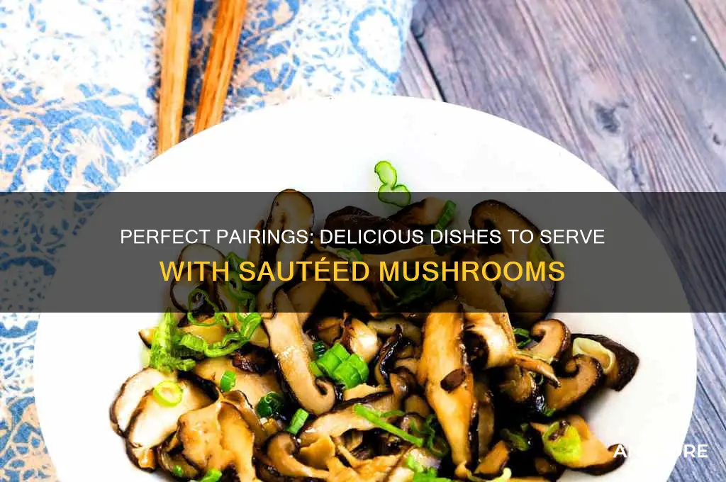 what goes well with side of sauted mushrooms