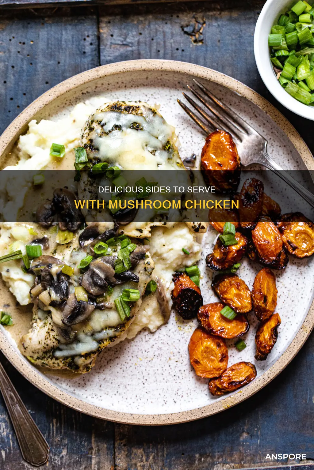 what goes with mushroom chicken