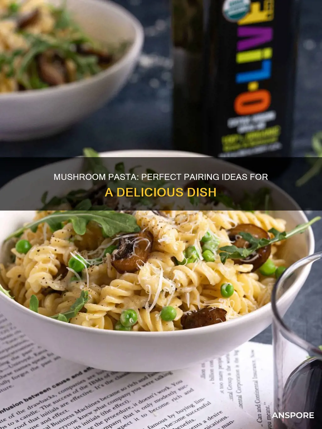 what goes with mushroom pasta