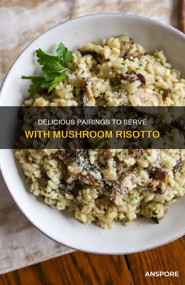 what goes with mushroom resotto