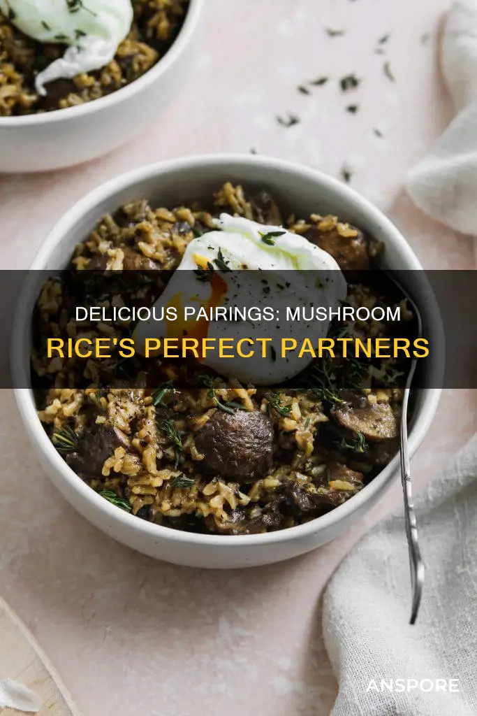 what goes with mushroom rice