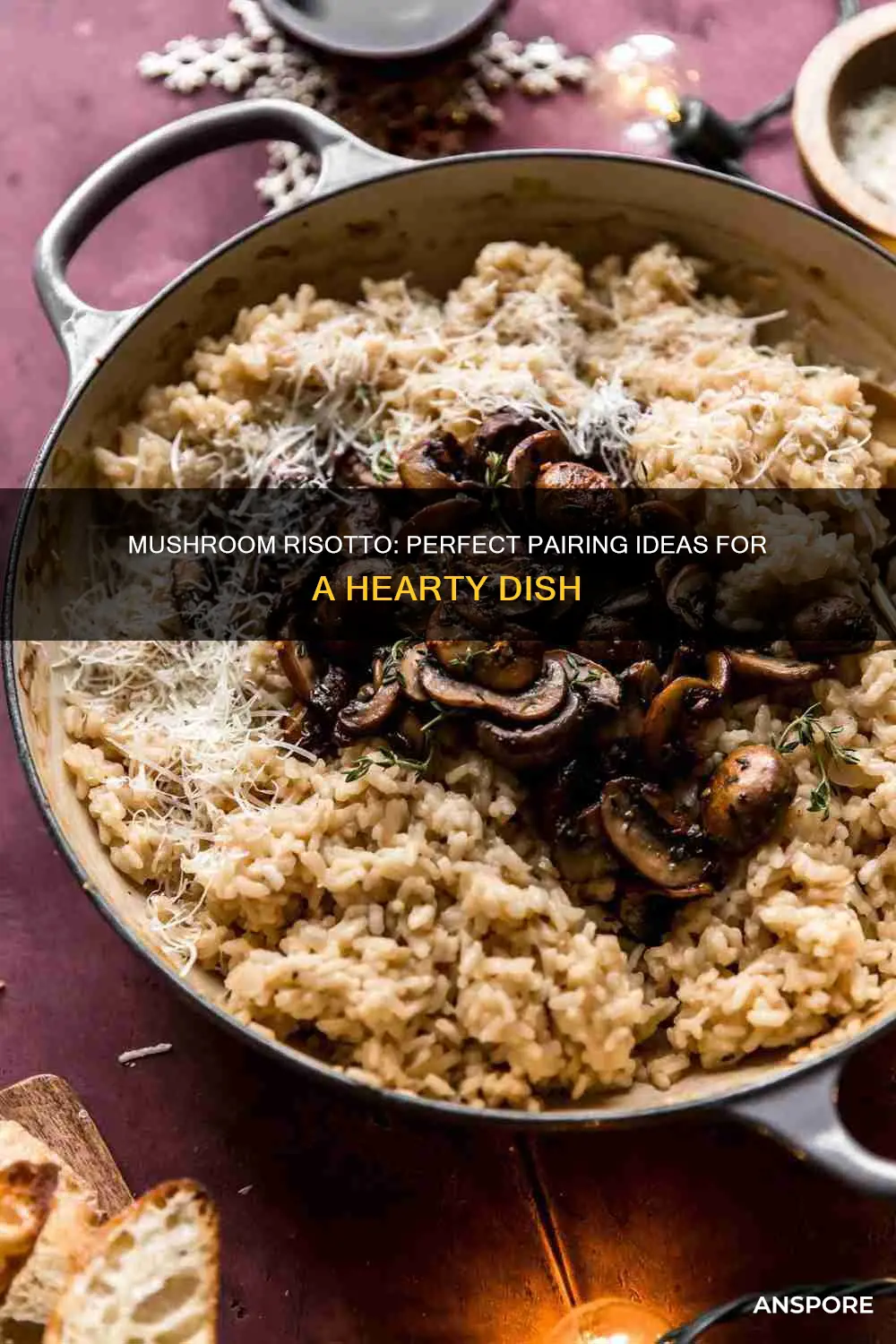 what goes with mushroom risotto