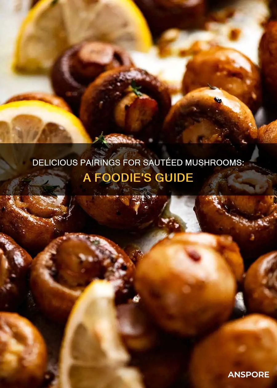 what goes with sauteed mushrooms