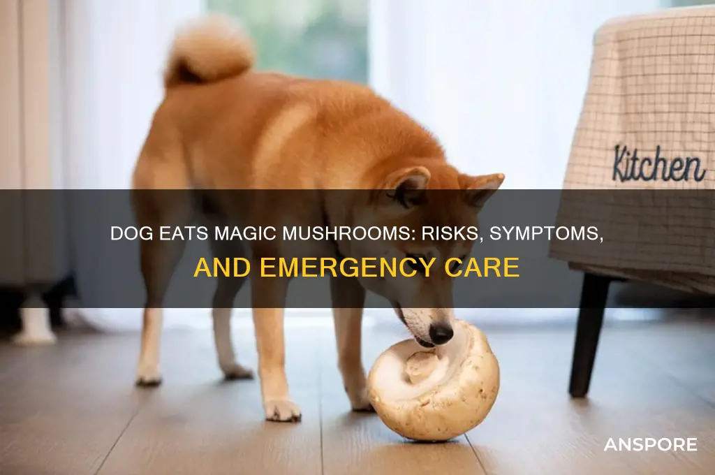 what happens if a dog eats magic mushrooms