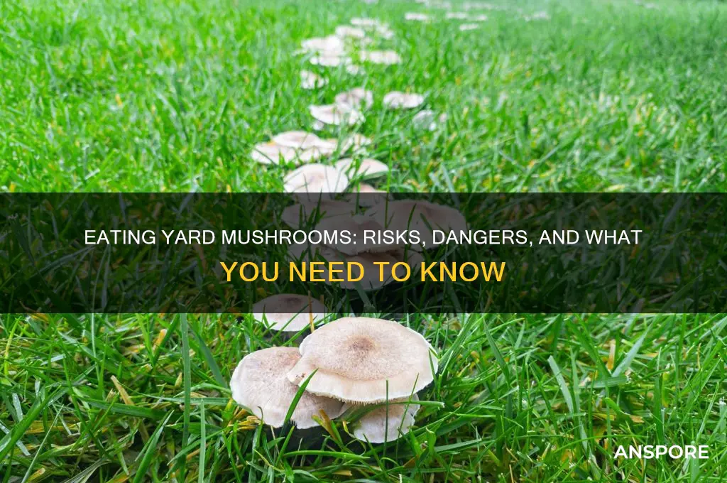 what happens if i eat a mushroom from my yard