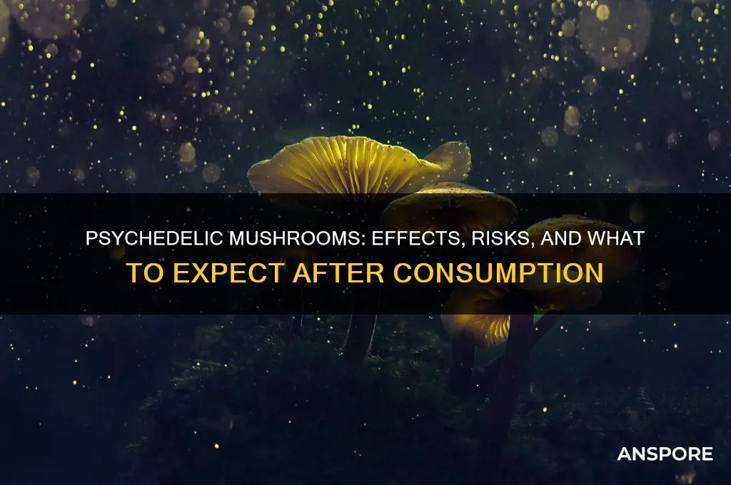 what happens if i eat psychedelic mushrooms