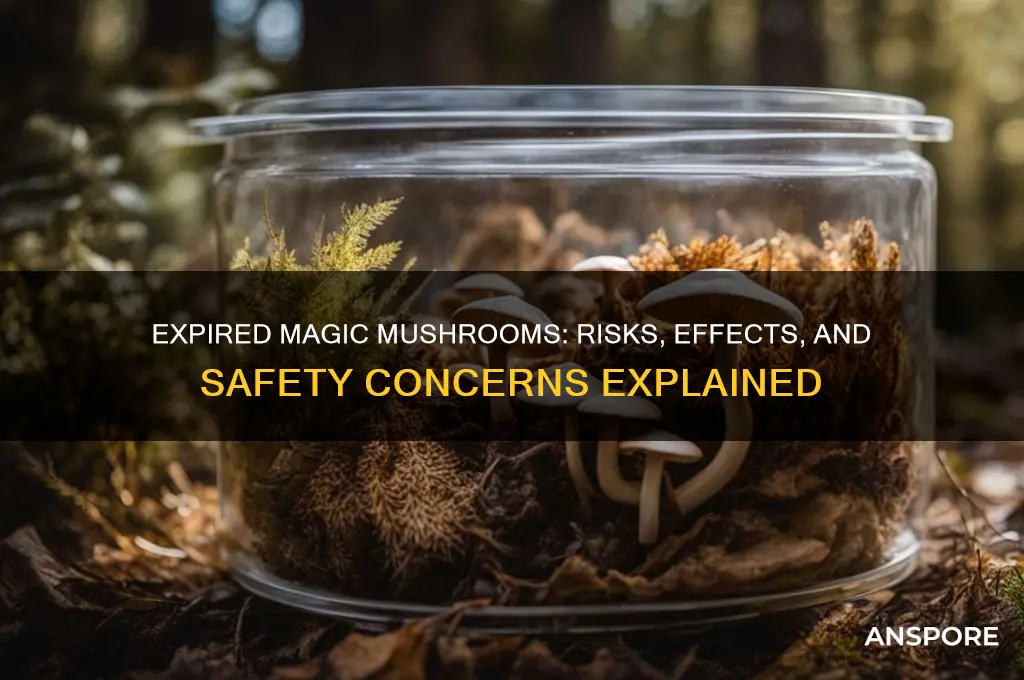 what happens if you eat expired magic mushrooms