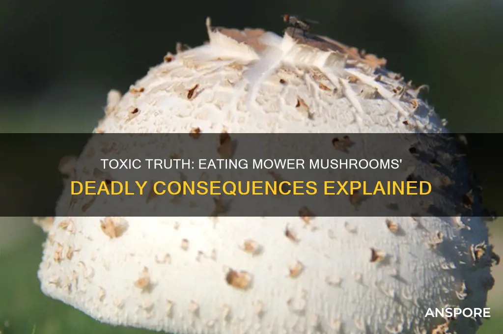 what happens if you eat mowers mushrooms