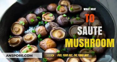 Perfectly Sauteed Mushrooms: Medium-High Heat for Best Results