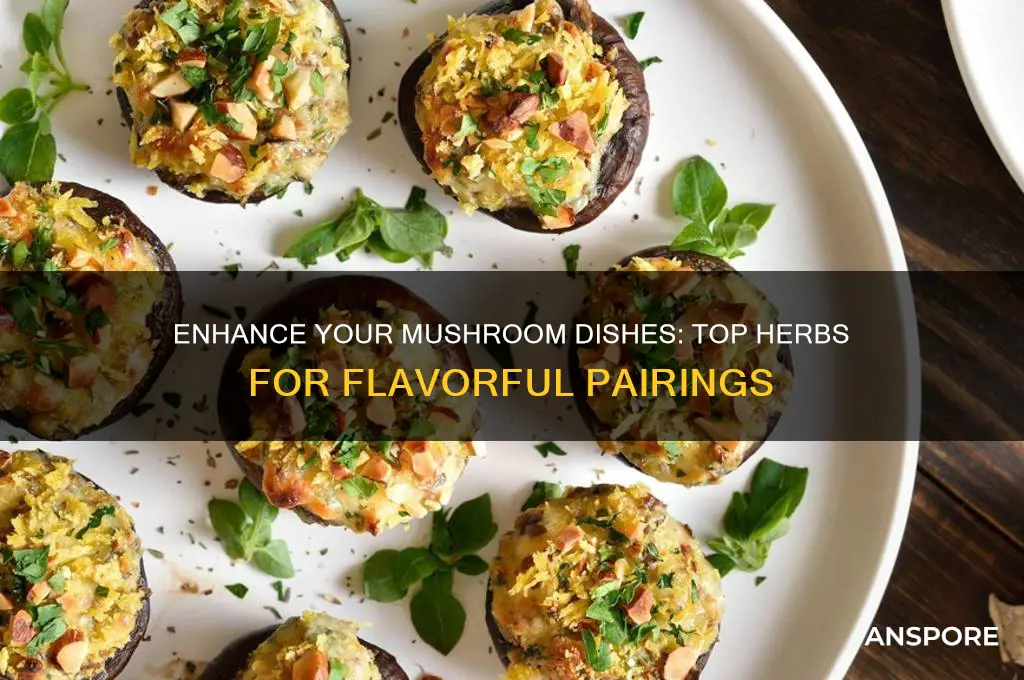 what herbs taste good with mushrooms