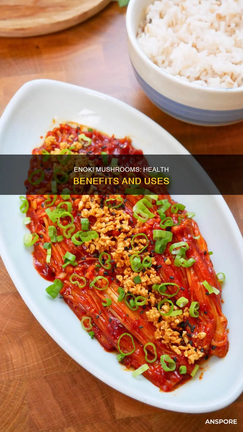 what is a enoki mushroom