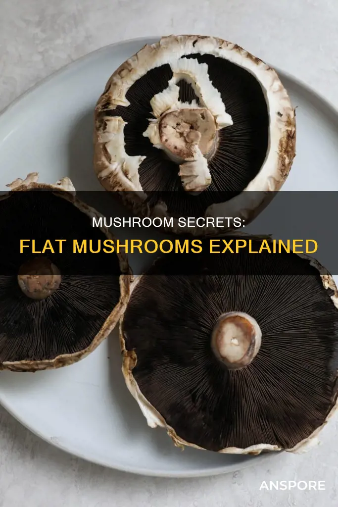 what is a flat mushroom