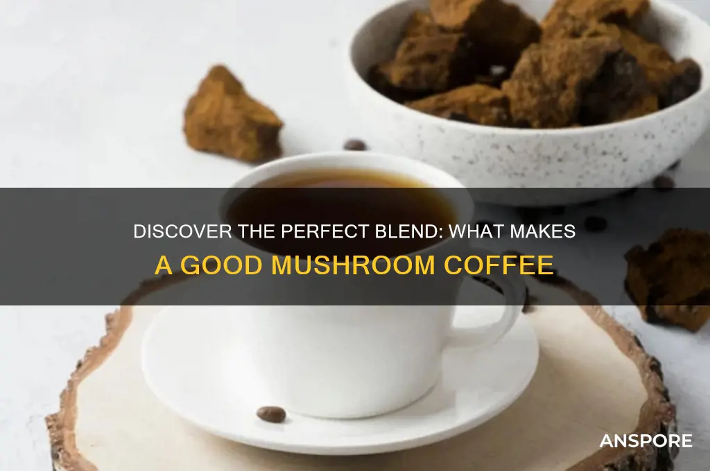 what is a good mushroom coffee