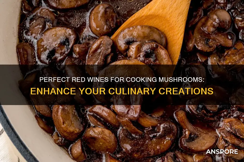 what is a good red wine for cooking mushrooms
