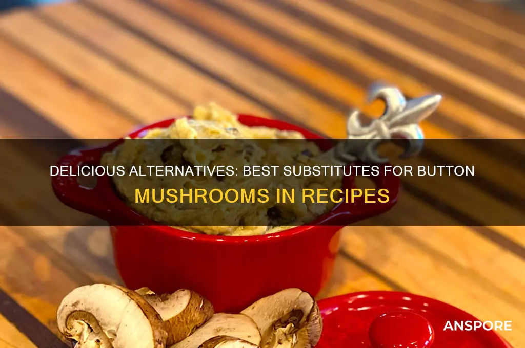 what is a good substitute for button mushrooms