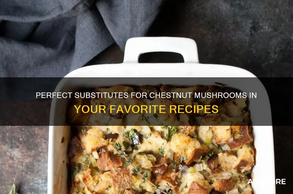 what is a good substitute for chestnut mushrooms