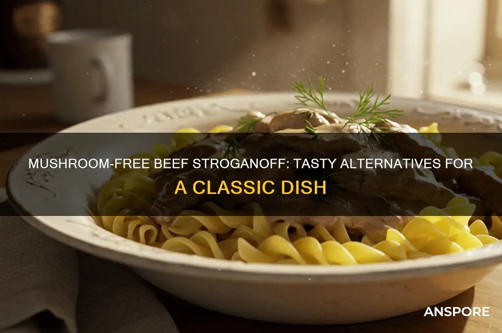 what is a good substitute for mushrooms in beef stroganoff
